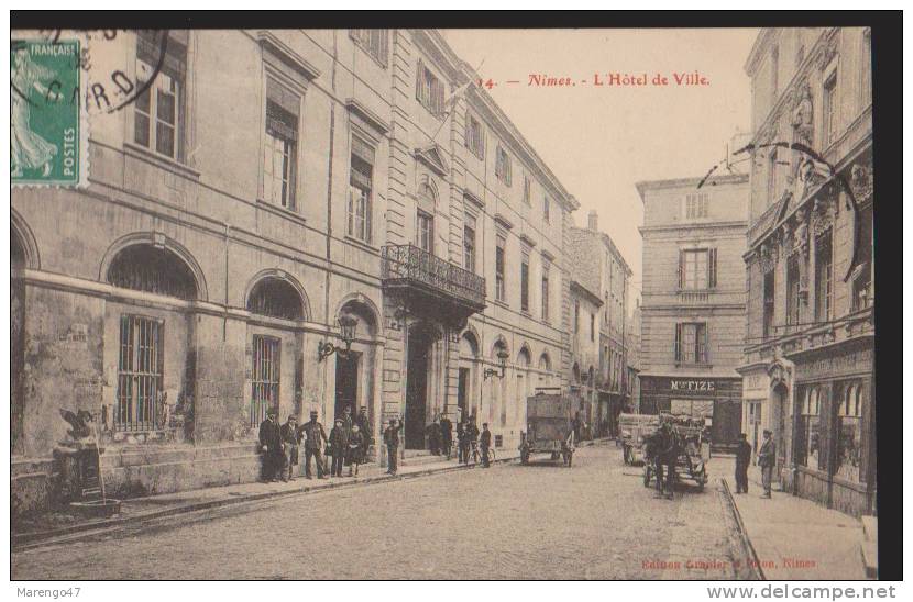 CPA : Nîmes : L'Hôtel De Ville - Nîmes