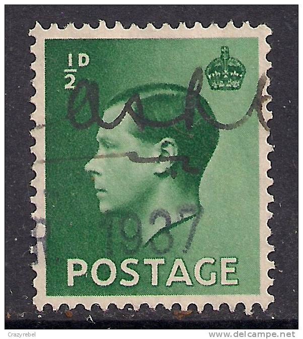 GB 1936 KEV111 1/2d GREEN STAMP USED SG 457.....( A543 ) - Used Stamps