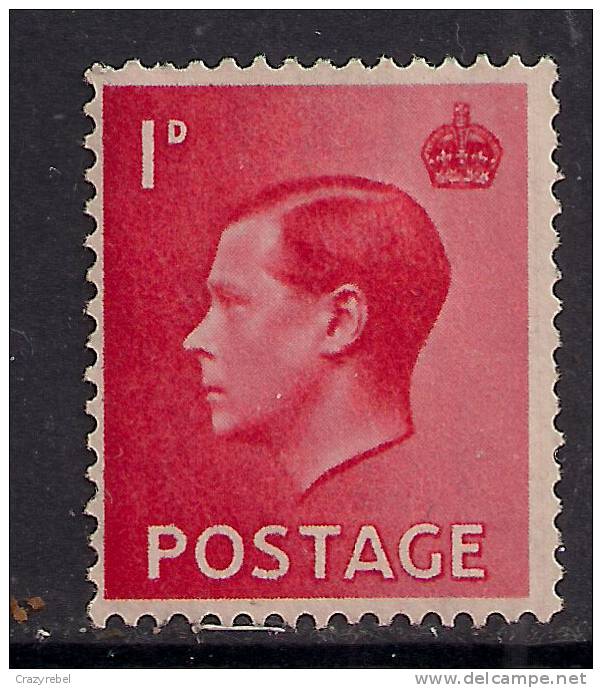 GB 1936 KEV111 1d RED UNUSED STAMP NO GUM SG 458... ( C29 ) - Nuevos