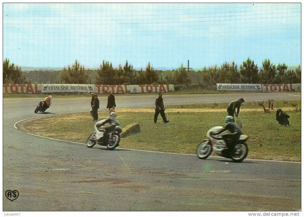 LE MANS  (72) MOTOCYCLISME Cpsm Course De Motos - Motorräder