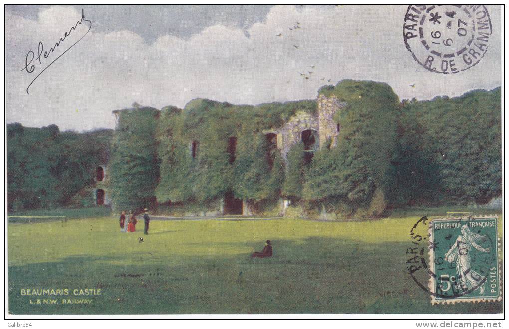 BEAUMARIS CASTLE (1907) - Anglesey