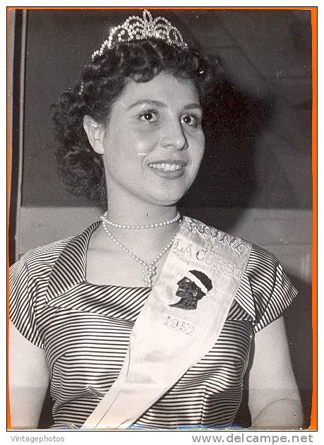 MISS CORSE, Beauty Pageant  Old Photo 1952 - Sonstige & Ohne Zuordnung