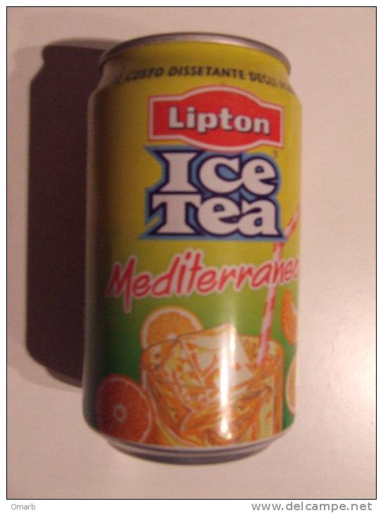 Alt204 Lattina Bibita Boite Boisson Can Drink Lata Bebida Lypton Ice Tea Mediterraneo Agrumi - Cannettes