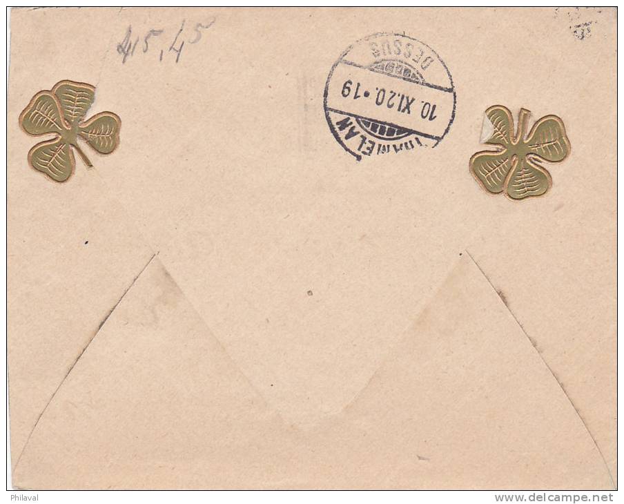 No 128 Sur Petite Lettre 12 X 9,5 Oblitérée Le 10.XI.1920 - Briefe U. Dokumente