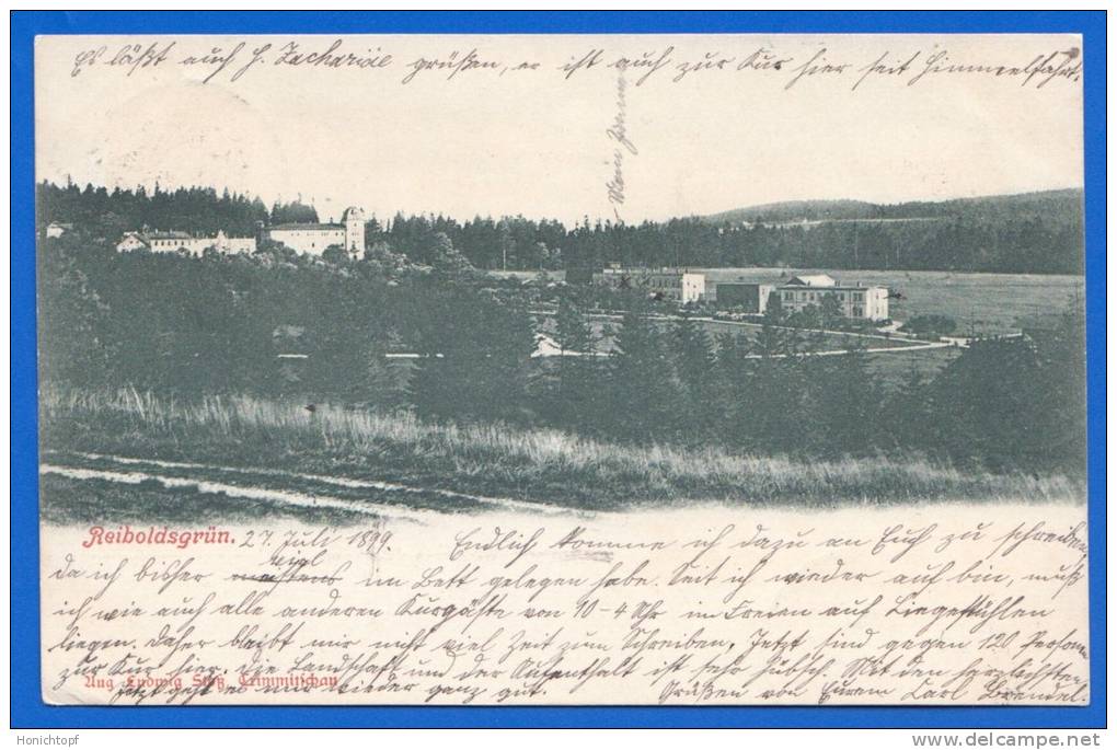Deutschland; Auerbach Vogtland; Bad Reiboldsgrün; 1899 - Auerbach (Vogtland)