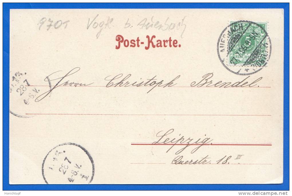 Deutschland; Auerbach Vogtland; Bad Reiboldsgrün; 1899 - Auerbach (Vogtland)