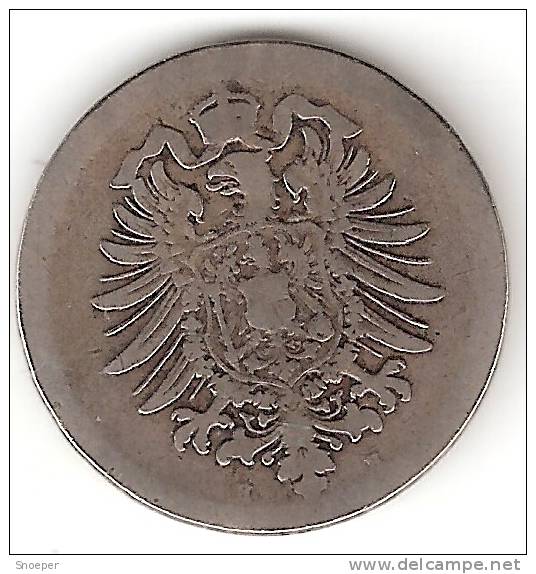 *germany Empire 10 Pfennig 1876 H !!!  Km 4  Look !!! - 10 Pfennig