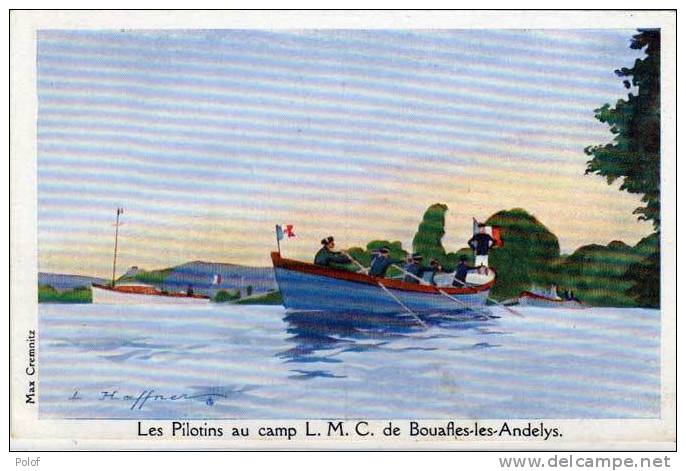 .HAFFNER - Les Pilotins Au Camp L.M.C. De' Bouafles Les Andelys     (50551) - Haffner