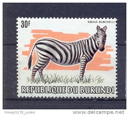 Burundi 1982, Animal Minr 1589 Vfu, Equus Burchelli. Cv 40 Euro !! - Oblitérés