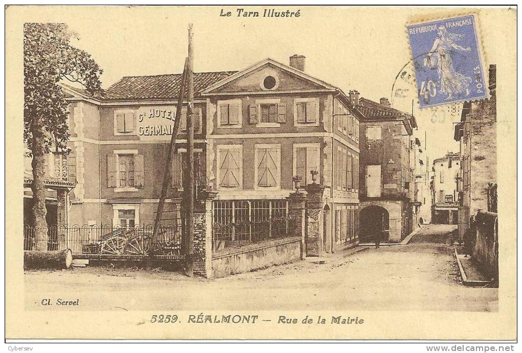 REALMONT - Rue De La Mairie - Grand Hôtel GERMAIN - Realmont