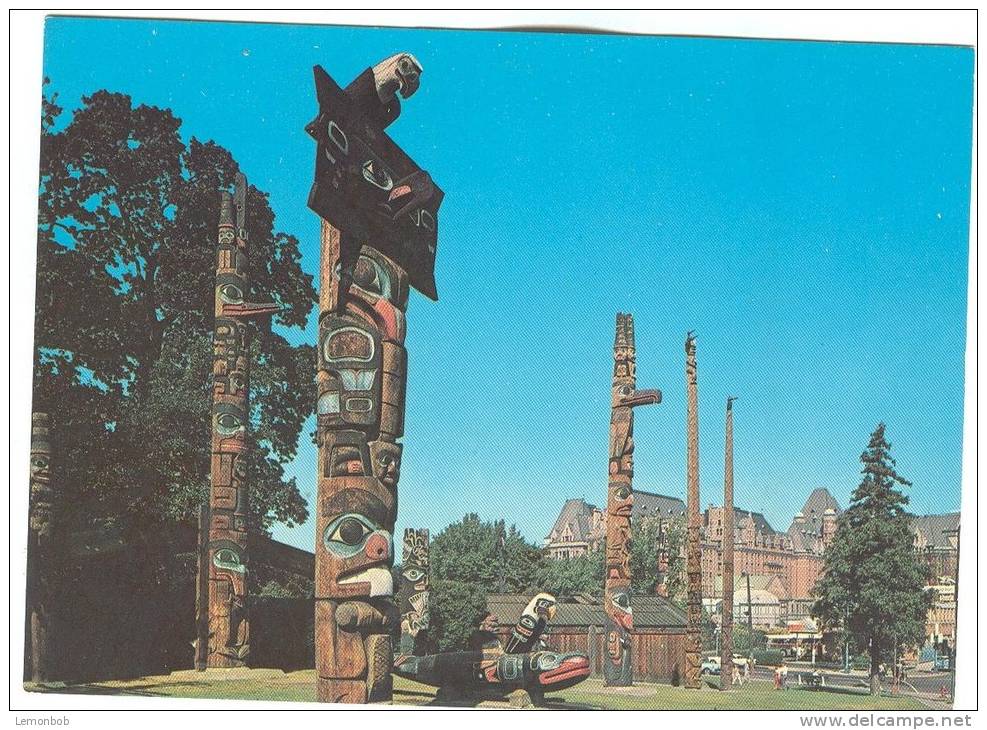 Thunderbird Park, Victoria, BC, Canada Unused Postcard [13366] - Victoria