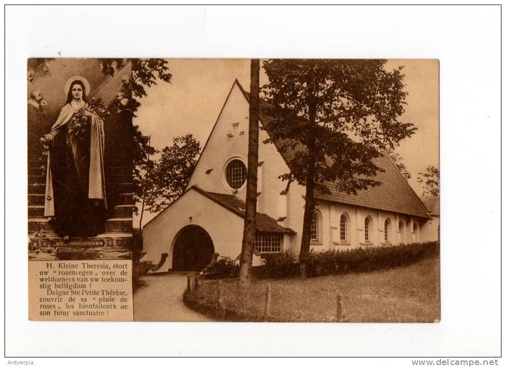 Mortsel Oude-god  Voorlopige Kerk" Heilige Theresia" Ongelopen Kaart Uitg.nels - Mortsel