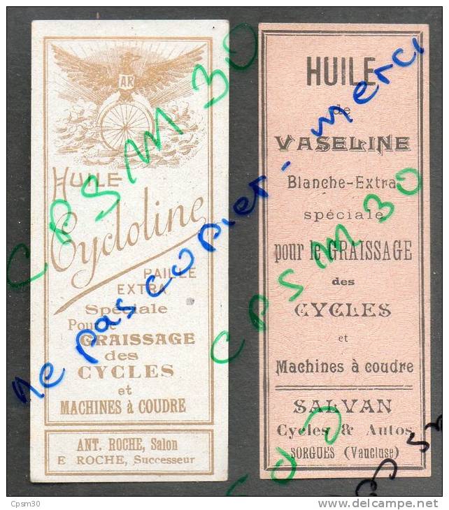 étiquettes HUILE De Vaseline Pour Le Graissage Des Cycles Et Autos à SORGUES 84 Vaucluse - Motos