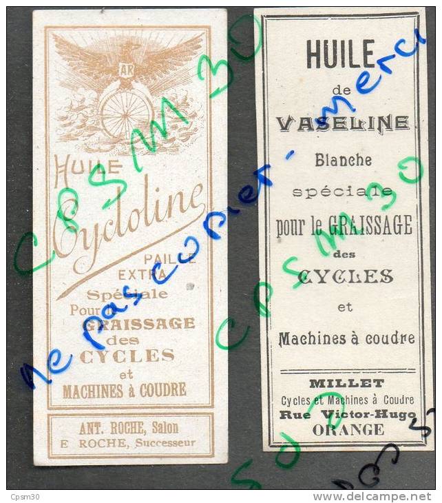 étiquettes HUILE De Vaseline Pour Le Graissage Des Cycles Et Autos à ORANGE 84 Vaucluse - Motorfietsen