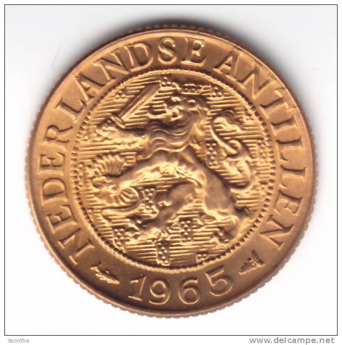 @Y@   Nederlandse Antillen    1 Cent 1965  FDC   (C178)   VERRY  NICE COIN - Netherlands Antilles