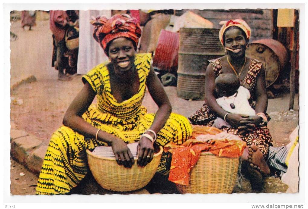 AFRICA YOUNG SELLERS Nr. 3460 AFRICA IN PICTURES OLD POSTCARD 1963. - Unclassified