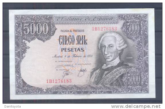 E1a.  5000 PTAS CARLOS III - [ 4] 1975-… : Juan Carlos I