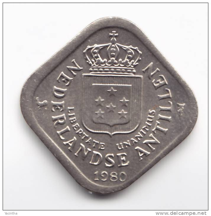 @Y@   Nederlandse Antillen    5 Cent 1980  UNC   (C180) - Nederlandse Antillen