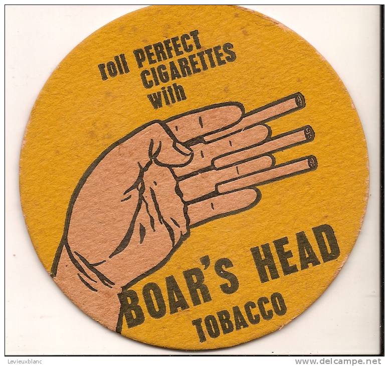 Cigarettes/Boar's Head / Tobacco/\"/années 80      SOUB3 - Sous-bocks