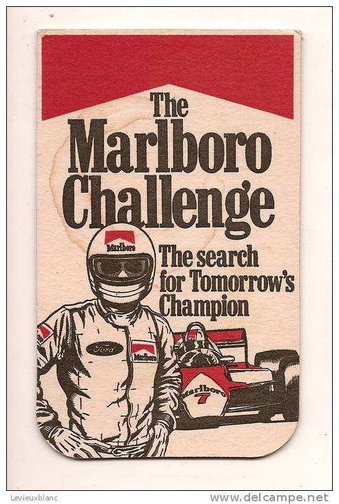 Cigarettes /Marlboro/"The Marlboro Challenge" /années 80      SOUB6 - Portavasos