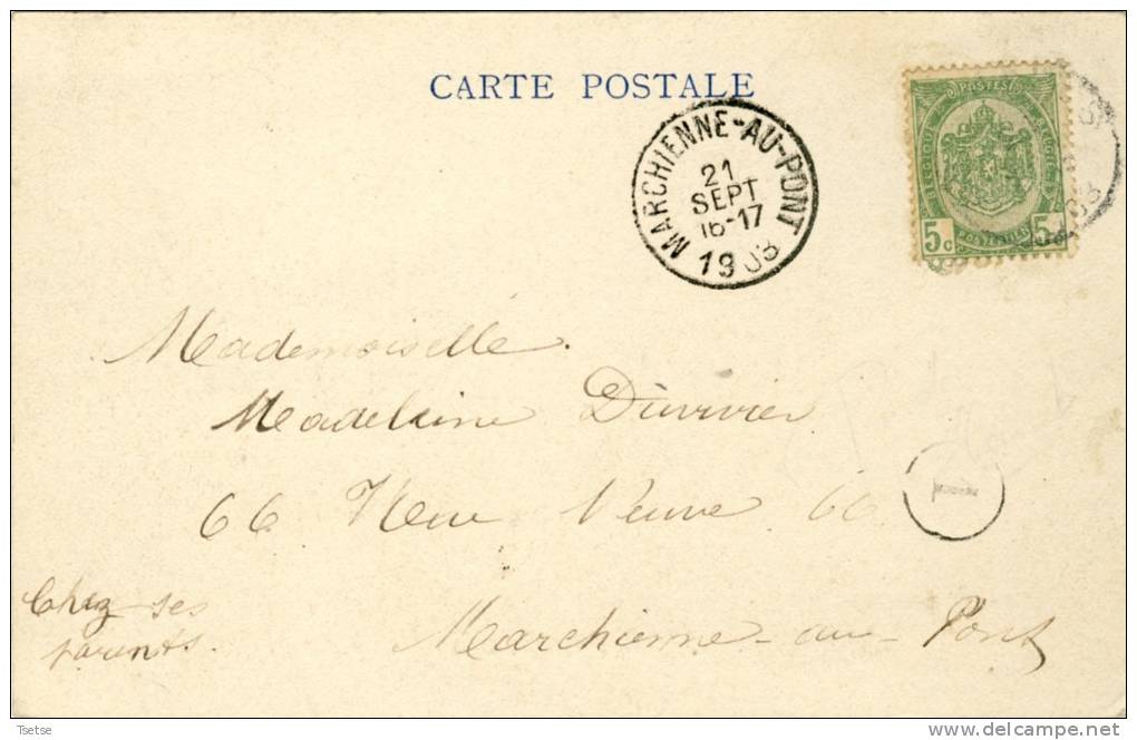Anderlues - Les Loges : Vue De L'étang - 1908 ( Voir Verso ) - Anderlues