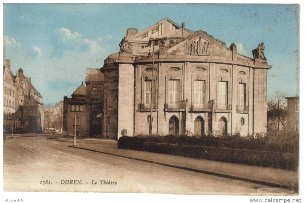 CPSM DUEREN (Allemagne-Rhénanie Du Nord Westphalie) - Le Théâtre - Düren