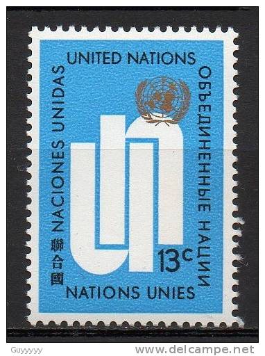 Nations Unies (New-York) - 1969 - Yvert N° 190 ** - Neufs