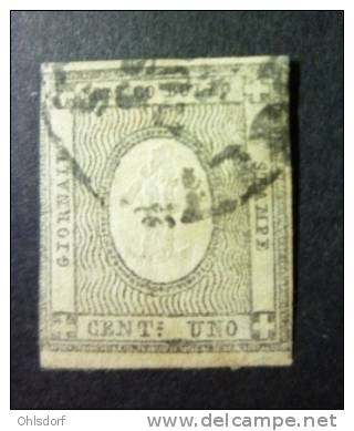 ITALIA 1861: Sassone 7, O - FREE SHIPPING ABOVE 10 EURO - Usati