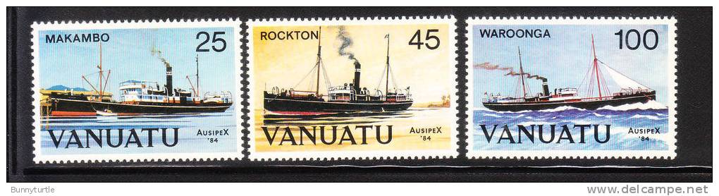 Vanuatu 1984 Ausipex Ships MNH - Vanuatu (1980-...)