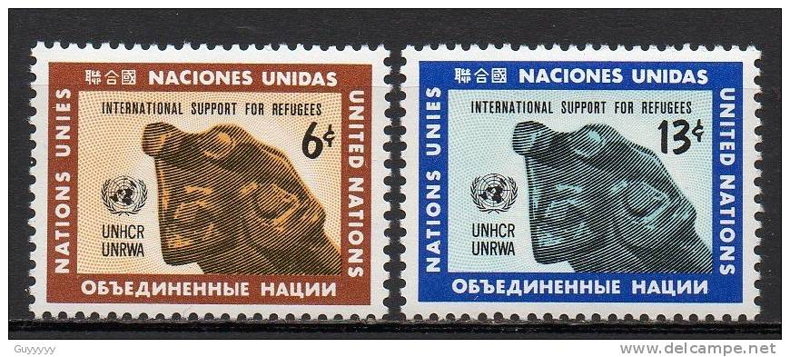 Nations Unies (New-York) - 1971 - Yvert N° 209 & 210 ** - Ongebruikt