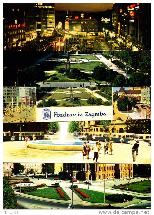 Zagreb - Lot De 5 C.P. ( Format : 21.7 X 12 Cm ) . - Croatie