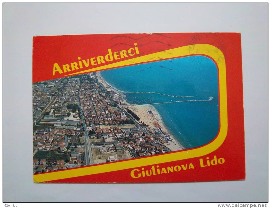 CARTOLINA -GIULIANOVA LIDO - TERAMO -FORMATO GRANDE - VIAGGIATA 1983 - - Teramo