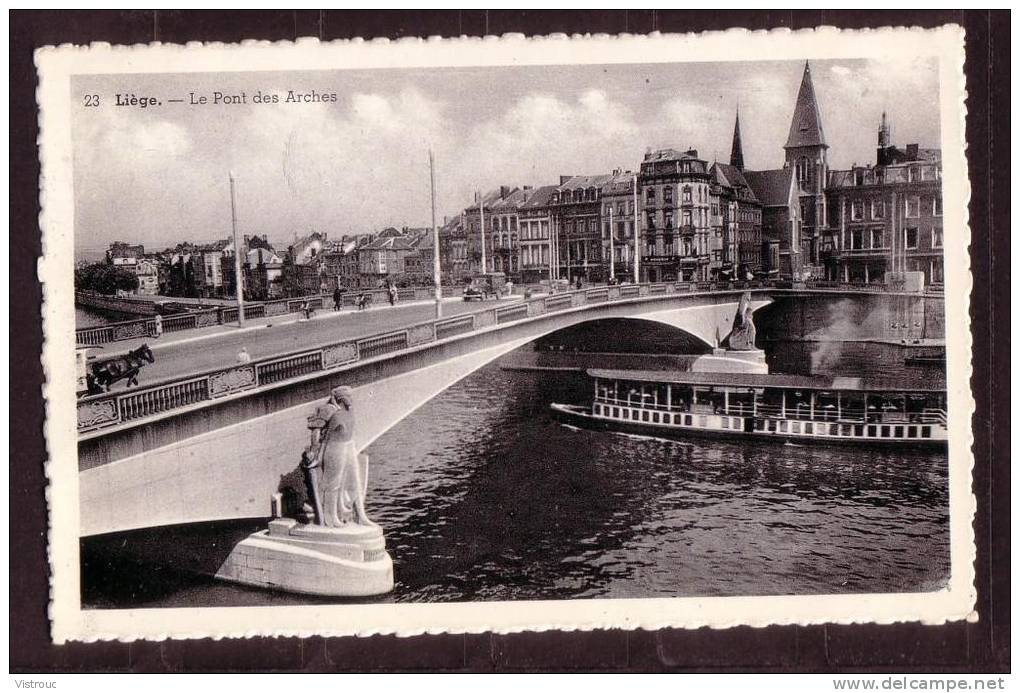 LIEGE -  Pont Des Arches  - Circulé - Circulated - Gelaufen - 1953 . - Liege