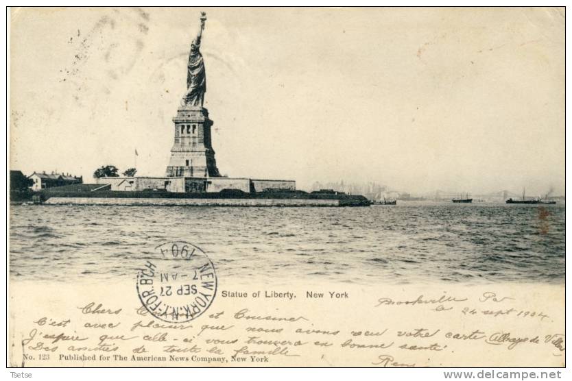 New York - Statue Of Liberty  - 1904 ( To See Back ) - Autres & Non Classés