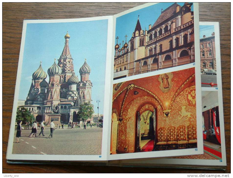 MOSCOW / MOSCOU / MOSKAU / MOSCU - CARNET Color Prenten ( Carnet 16,5 X 11 Cm. - Zie Foto´s Voor Details ) !! - Russie