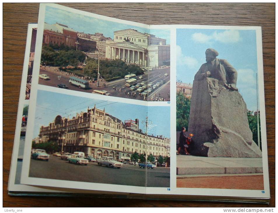 MOSCOW / MOSCOU / MOSKAU / MOSCU - CARNET Color Prenten ( Carnet 16,5 x 11 cm. - zie foto´s voor details ) !!