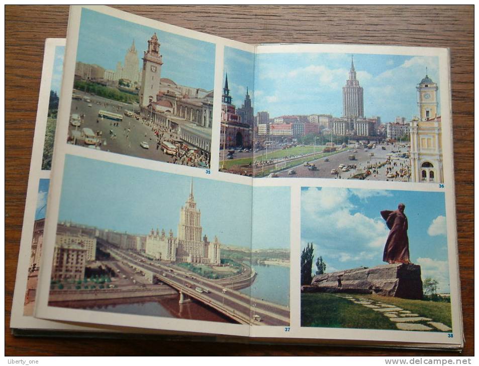 MOSCOW / MOSCOU / MOSKAU / MOSCU - CARNET Color Prenten ( Carnet 16,5 x 11 cm. - zie foto´s voor details ) !!