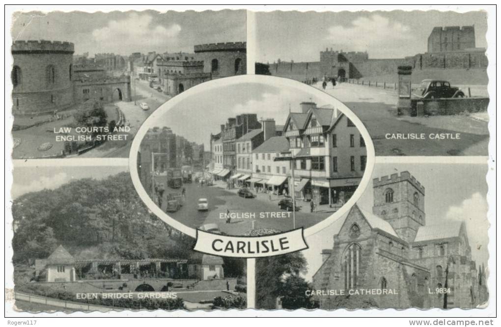 Carlisle Multiview Postcard - Carlisle