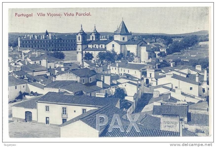 VILA VIÇOSA - VISTA PARCIAL - 2 SCANS - Evora