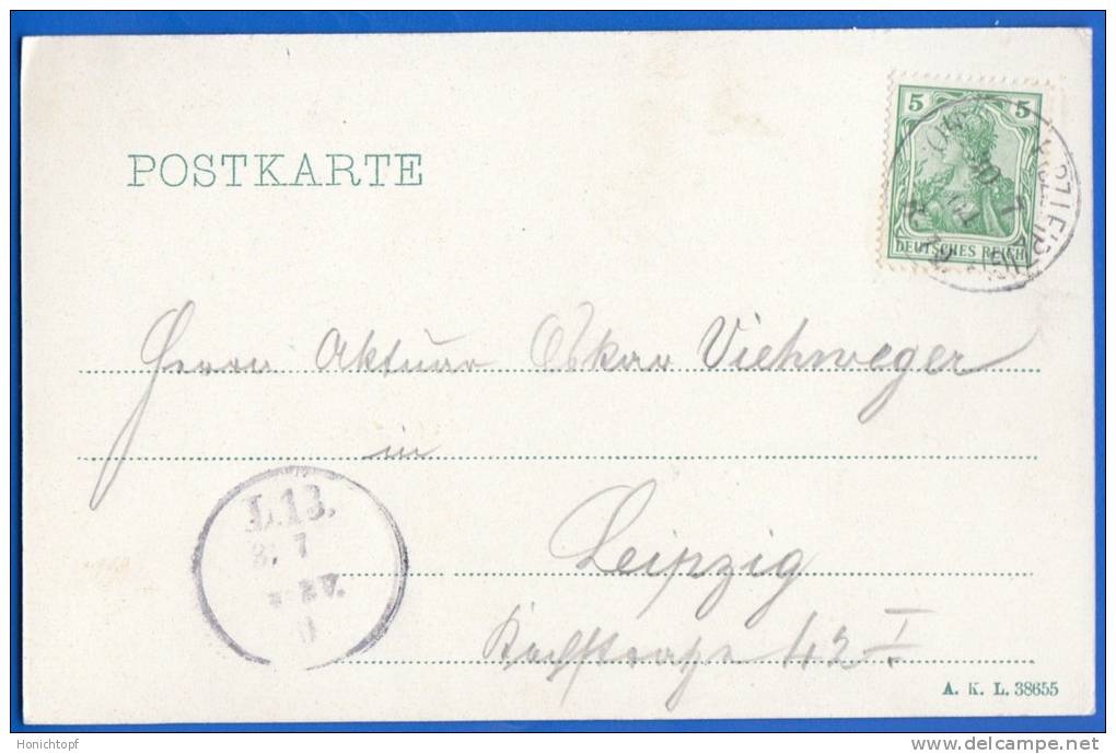 Deutschland; Chemnitztale; Gruss Aus AK; 1904 - Chemnitz