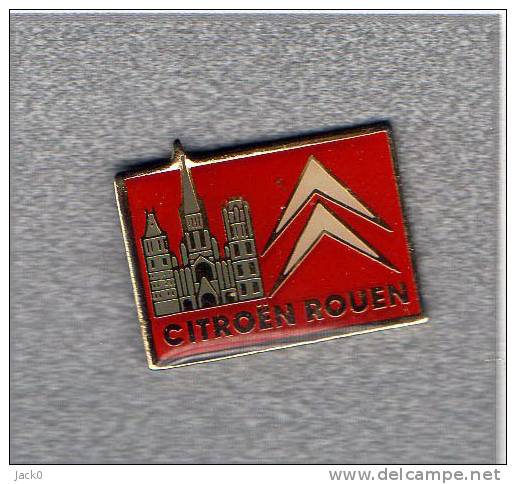 Pin´s  Automobiles  Citroën  ROUEN  ( 76 ) - Citroën