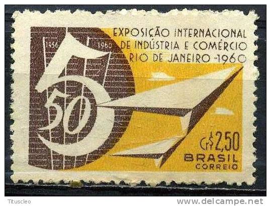BRESIL 699**  2cr50  Jaune Et Brun Exposition Internationale Industrielle Te Commerciale De Rio De Janero - Unused Stamps
