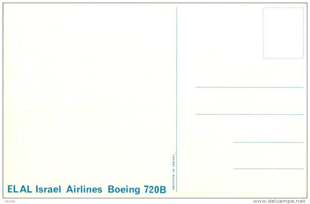 Réf : A -13- 866 :  Boeing 720B Israël Airlines EL AL - 1946-....: Moderne