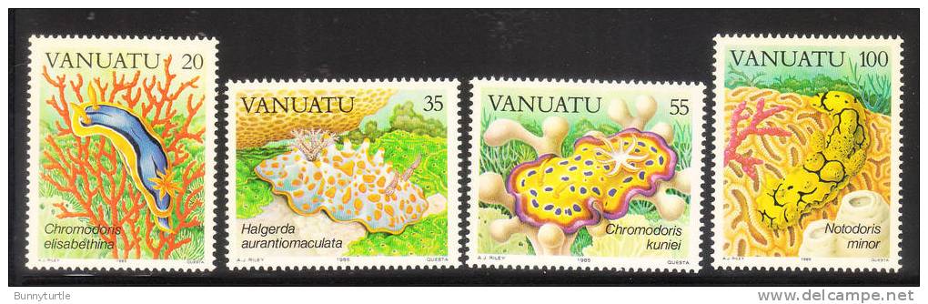 Vanuatu 1985 Sea Slugs Marine Life MNH - Vanuatu (1980-...)