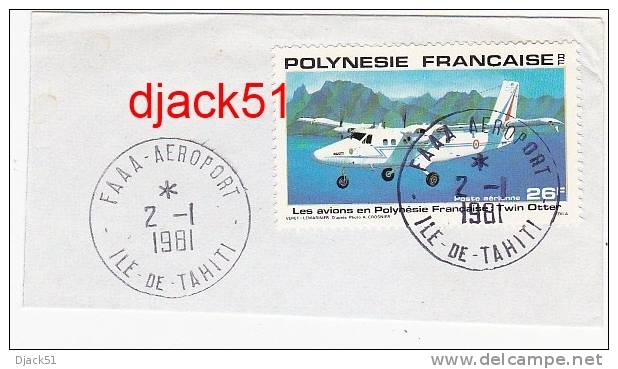 POLYNESIE FRANCAISE ( Avion ) - Tampon Tahiti 1981 - Used Stamps