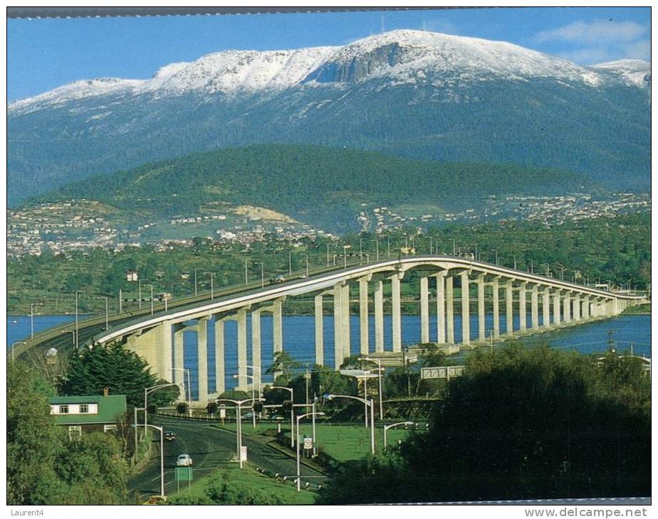 (600) Australia - TAS - Tasman Bridge & Mt Wellington - Hobart