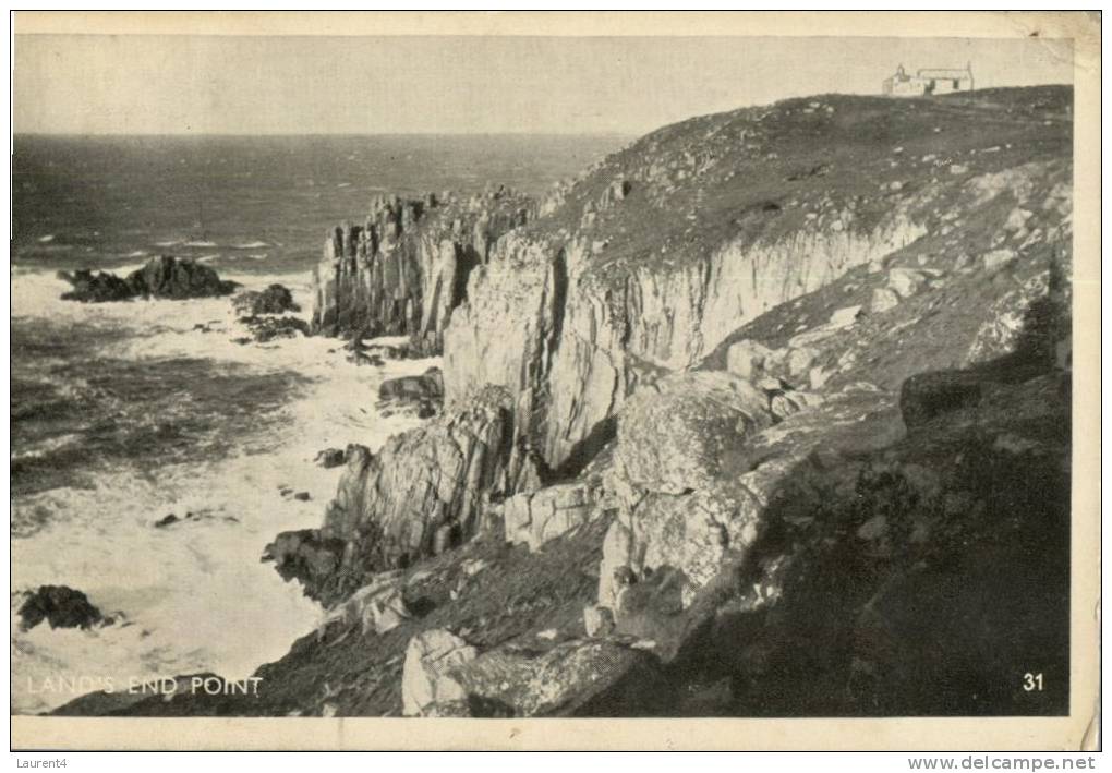 (340) Very Old Postcard - Carte Ancienne - UK - Land's End - Land's End