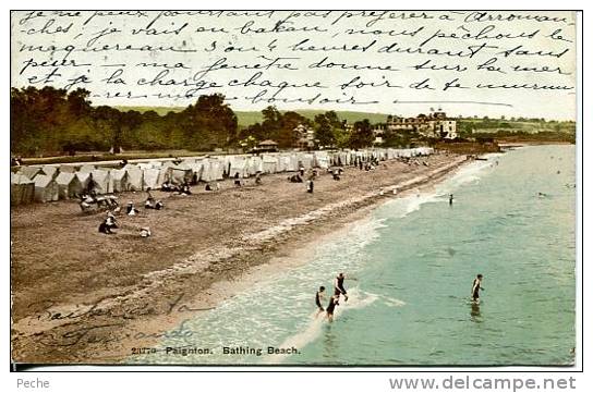 N°28160 -cpa Paignton -Bathing Beach- - Paignton