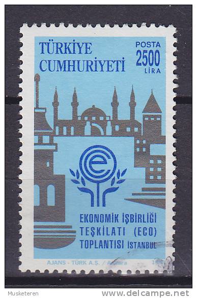 Turkey 1993 Mi. 2988    2500 L Gipfelkonferenz (ECO) - Oblitérés