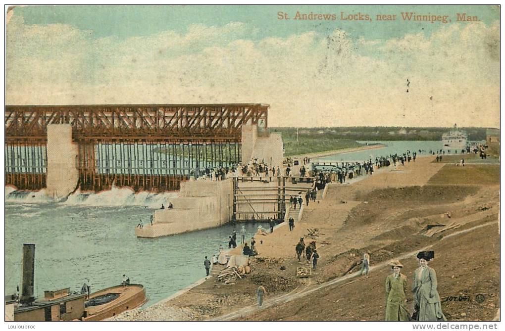 SAINT ANDREWS LOCKS NEAR WINNIPEG MAN - Winnipeg